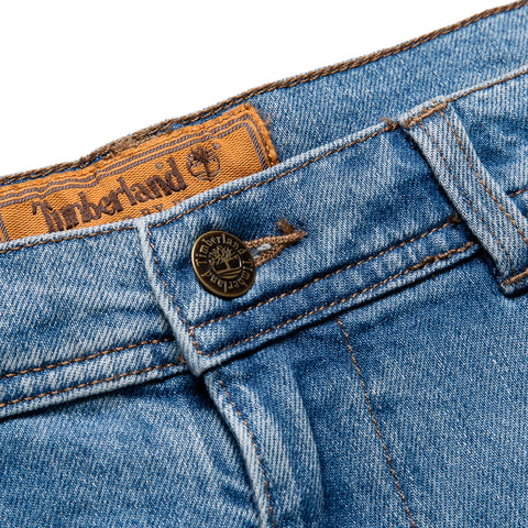 BEAMS x Timberland Denim Carpenter Zip-Off Pant - Light Wash