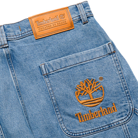 BEAMS x Timberland Denim Carpenter Zip-Off Pant - Light Wash