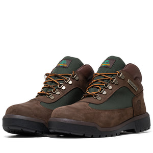 Timberland Re-Engineered Waterproof Filed Boot - Dark Brown Nubuck/Green