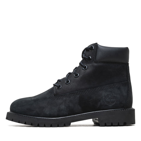 Timberland Premium 6" Lace Up Waterproof Boot (GS) - Black