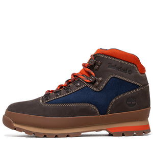 Timberland Euro Hiker Mid Boot - Dark Brown Nubuck/Dark Blue