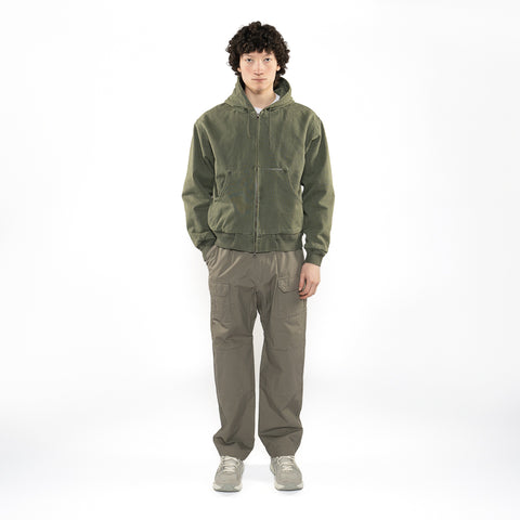 Thisisneverthat Overdyed Hooded Jacket - Olive