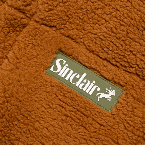 Sinclair Reversible Puffer Vest - Olive/Light Brown