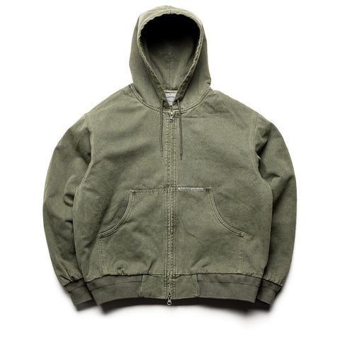 Thisisneverthat Overdyed Hooded Jacket - Olive