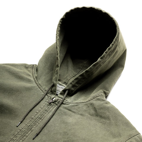 Thisisneverthat Overdyed Hooded Jacket - Olive