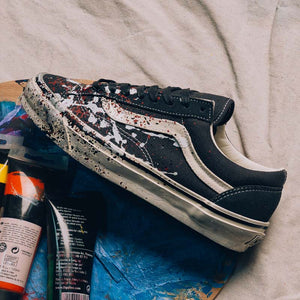 Vans LX Old Skool 36 'Paint Splatter' - Charcoal Grey