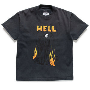 Warren Lotas Hell Reaper Tee - Sun Fade Black