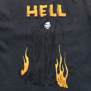 Warren Lotas Hell Reaper Tee - Sun Fade Black
