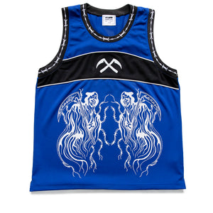 Warren Lotas Reaper Face Off Basketball Jersey - Royal Blue