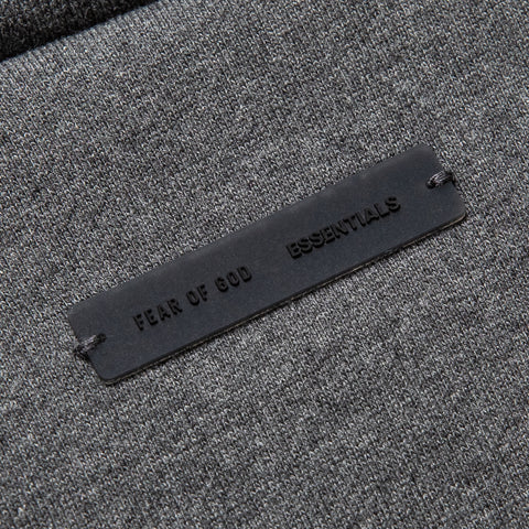 Women's Fear Of God Essentials Embossed 90's Raglan Crewneck Sweatshirt - Charcoal Heather