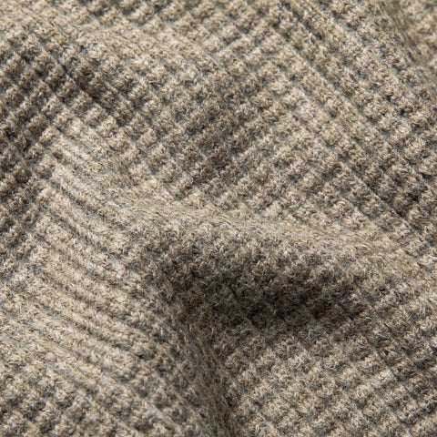 Women's Fear Of God Essentials Heavy Waffle Crewneck 90's Sweater - Homestead Heather