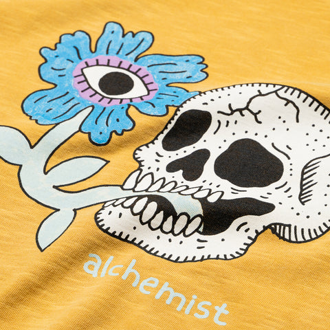 Alchemist Floral Skull Tee - Paprika