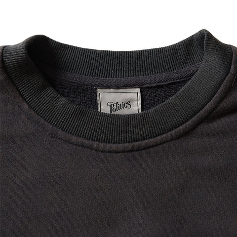 Politics Core Crewneck - Black