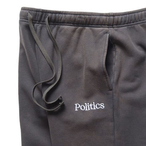Politics Core Fleece Pant - Black