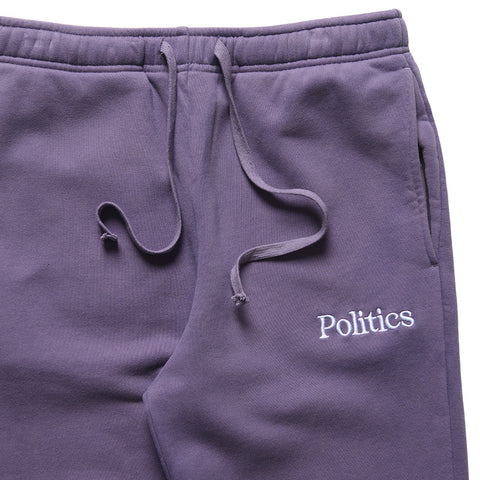 Politics Core Fleece Pant - Purple