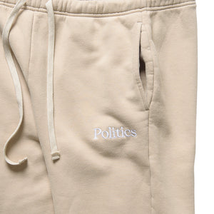 Politics Vintage Wash Sweatpants - Tan
