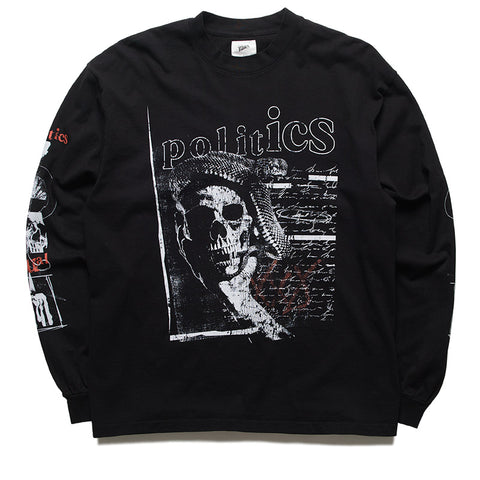 Politics Ritual L/S Tee -  Vintage Black