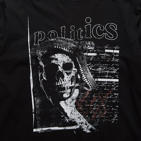 Politics Ritual L/S Tee -  Vintage Black