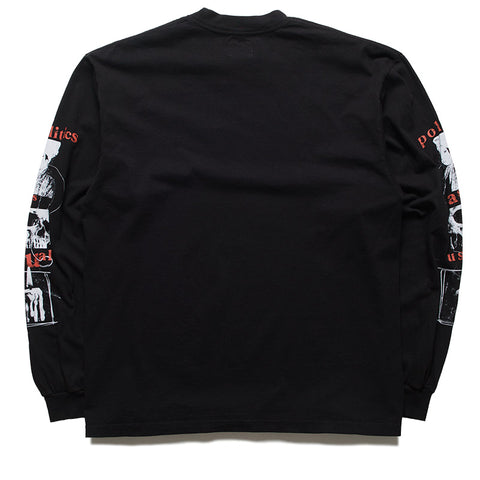 Politics Ritual L/S Tee -  Vintage Black