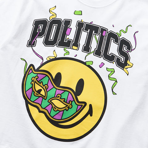 Politics x Market Smiley Mask Tee - White