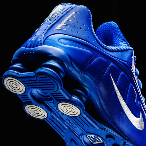 Women's Nike Shox R4 - Racer Blue/Metallic Silver