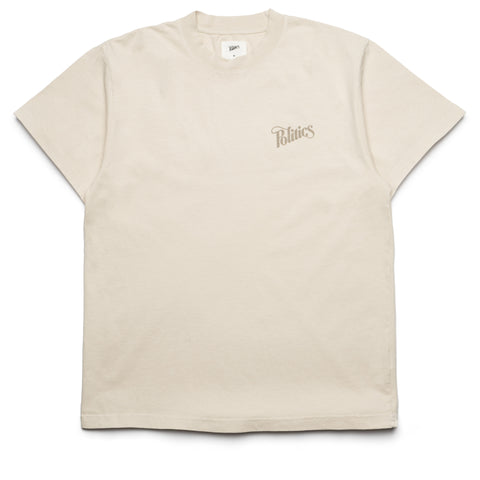 Politics Every Days Tee - Ecru