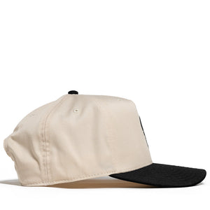 Politics A-Frame Snapback - Natural/Black