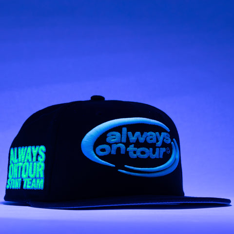 Always On Tour x New Era 59FIFTY Fitted Hat - Black/Glow