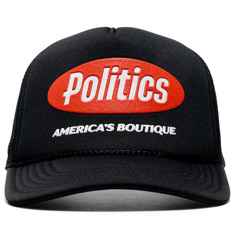 Politics America's Boutique Trucker Hat - Black