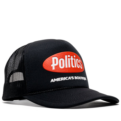 Politics America's Boutique Trucker Hat - Black