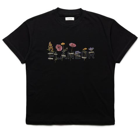 Flaneur Botanical Tee - Black