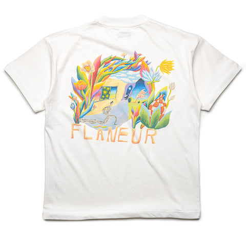 Flaneur Passage of Time Tee - White