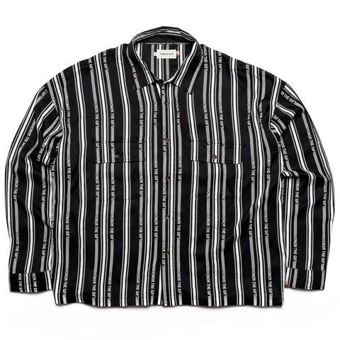 Elite Throwback BB Jersey SS 2-Button - Old School Stripes