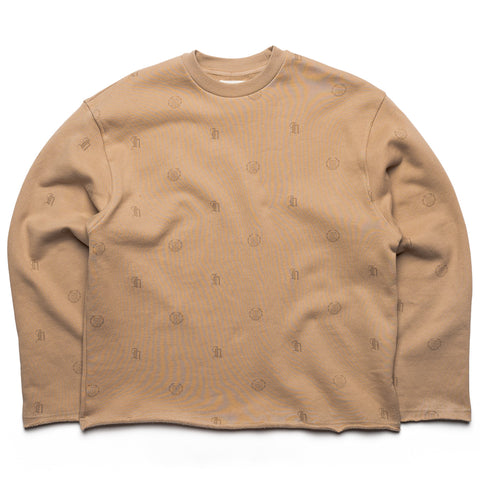 Honor The Gift Crest Pullover - Tan