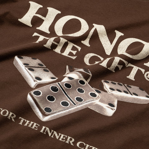 Honor The Gift Dominos Tee - Brown