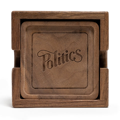 Politics Coasters - Wood