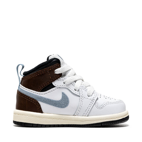 Jordan 1 Mid SE (TD) - White/Blue Grey