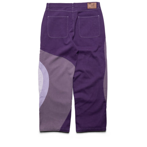 KidSuper Wavy Denim Pants - Purple