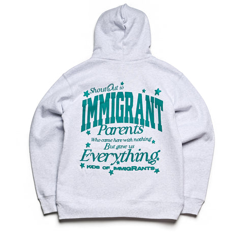 Kids of Immigrants Our Family Hoodie - Grey