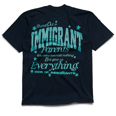 Kids of Immigrants Our Family Tee - Navy