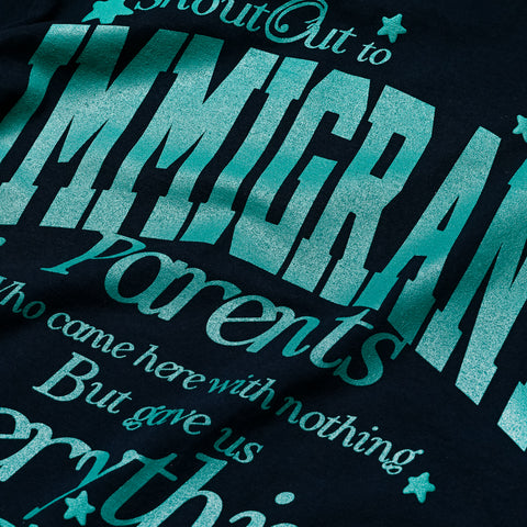 Kids of Immigrants Our Family Tee - Navy