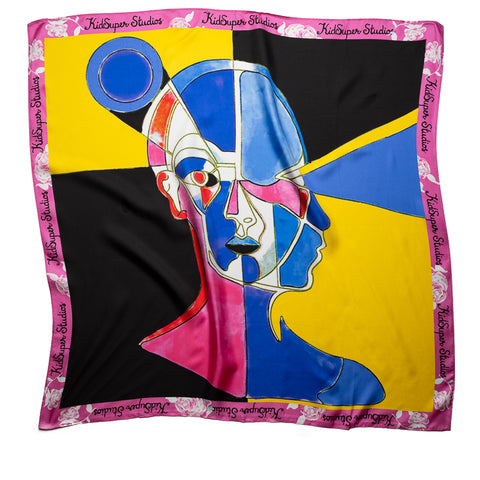 KidSuper Bauhaus Silk Scarf - Multi