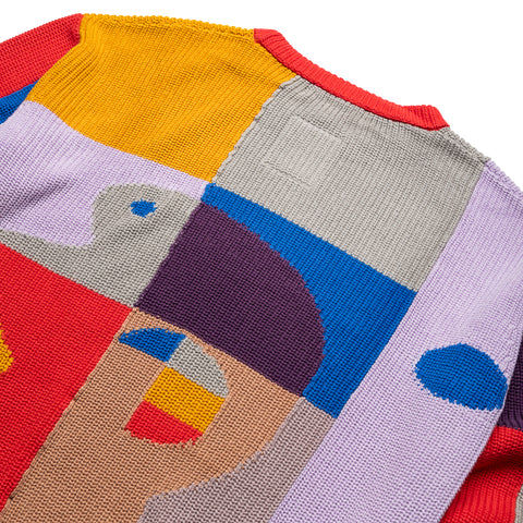 KidSuper Bauhaus Paint Palette Sweater - Multi