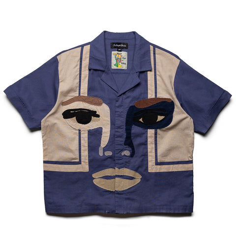 KidSuper Face Camo Shirt - Blue