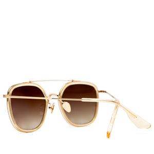Krewe Austin Polarized Sunglasses - Champagne 18K