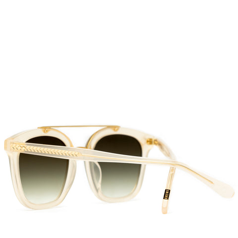 Krewe Coliseum Sunglasses - Blonde Mirrored 18K
