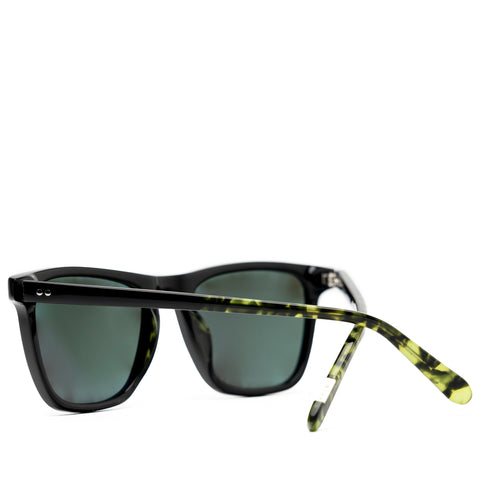 Krewe Lafitte Polarized Sunglasses - Black/Absinthe