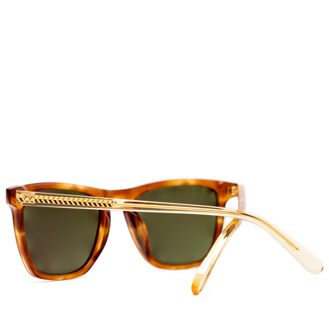 Krewe Lafitte Polarized Sunglasses - Tobacco/Champagne