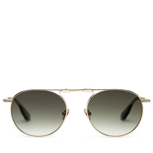 Krewe Rampart Fold Sunglasses - Green Tea 12K