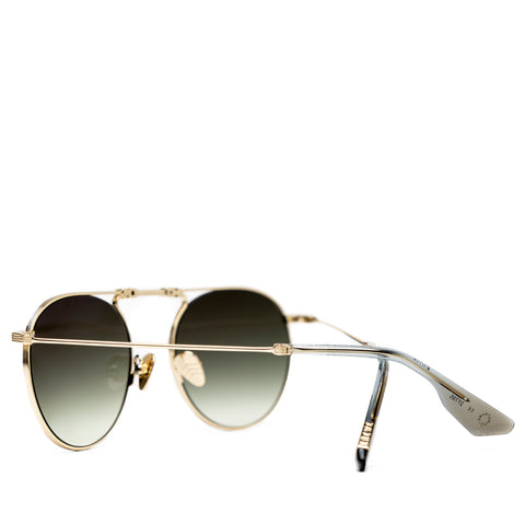Krewe Rampart Fold Sunglasses - Green Tea 12K